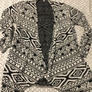 Black/White AEO boho cardigan